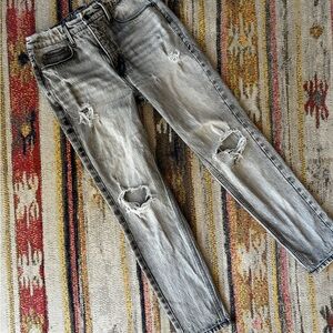 Good American Good Girlfriend Grey Jeans